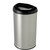 Nine Stars 50 Liters (13.2 Gallons) Open Top Trash Can in Black / Stainless Steel, 14-29/32'' W x 11-29/32'' D x 26-5/16'' H