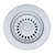 Nantucket Sinks 3.5DF Series Kitchen Disposal Flange Drain for Granite Composite Sinks, White