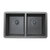 Nantucket Sinks 3.5KD Series Basket Strainer Kitchen Drain for Granite Composite Sinks, Titanium