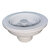Nantucket Sinks 3.5KD Series Basket Strainer Kitchen Drain for Granite Composite Sinks, White