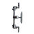 Nantucket Sinks Premium Kitchen Collection 8" Widespread Wall Mount Faucet with Soap Dish