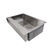Nantucket Sinks Pro Series Collection Patented Design Undermount Stainless Steel Kitchen Single Bowl Sink with 5-1/2" Apron Front in Brushed Satin Stainless Steel, 32-1/2" W x 21-1/4" D x 10" H