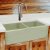 Nantucket Sinks Vineyard Collection 33" Double Bowl Farmhouse Fireclay Sink in Shabby Green, 33" W x 18" D x 10" H