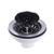 Nantucket Sinks Premium Kitchen Collection Flip Top Crumb Cup Kitchen Drain in Chrome, 4-1/2" Diameter x 3" H