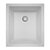Nantucket Sinks Rockport Collection 15'' W Single Bowl Dual-Mount Granite Composite Bar-Prep Sink in White, 15'' W x 18'' D x 7-5/8'' H, White Product View