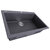 Nantucket Sinks Plymouth Collection 27'' W Single Bowl Dual-Mount Granite Composite Kitchen Sink in Black, 27-3/16'' W x 19-7/8'' D x 8-1/4'' H, 27'' W Black Angle View