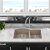 Nantucket Sinks Plymouth Collection 60/40 Double Bowl Undermount Granite Composite Kitchen Sink in Truffle, 33" W x 20-1/2" D x 9-7/8" H