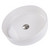 Round Top Mount Fireclay Sink, White Finish