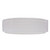 Round Top Mount Fireclay Sink, White Finish
