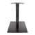 Peter Meier Square Base, Dining Height 28-1/2" H, Smooth Black Matte
