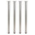 Peter Meier Rockwell 960 Series Set of 4 Round Stainless Steel Bar Height Table Legs, Product View