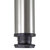 Peter Meier Rockwell 960 Series Single Round Stainless Steel Bar Height Table Leg, Adjustable Foot Extended