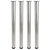 Peter Meier Rockwell 976 Series Set of 4 Round Stainless Steel Bar Height Table Legs, Product View