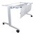 Peter Meier M1360 Series Nesting Flip-Top Desk Frame in Grey, Recommended Desk Top Size 60" W x 30" D