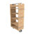 Rev-A-Shelf 448-TPF Series 11'' W x 43'' H Wood Tall Cabinet Pullout Pantry Organizer in Natural Maple with Fulterer EZ Soft-Close System, Product View
