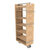 Rev-A-Shelf 448-TPF Series 11'' W x 51'' H Wood Tall Cabinet Pullout Pantry Organizer in Natural Maple with Fulterer EZ Soft-Close System, Product View