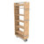 Rev-A-Shelf 448-TPF Series 8'' W x 51'' H Wood Tall Cabinet Pullout Pantry Organizer in Natural Maple with Fulterer EZ Soft-Close System, Product View