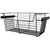 Rev A Shelf 24'' W Closet Basket For Custom Closet Systems in Matte Black for 14'' Deep Closet x 10'' H