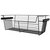 Rev A Shelf 30'' W Closet Basket For Custom Closet Systems in Matte Black for 14'' Deep Closet x 10'' H