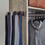 Premier 14'' D Pullout Swivel Tie Rack in Bronze for Custom Closet Systems