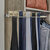Premier 14'' D Pullout Swivel Tie Rack in Satin Nickel for Custom Closet Systems