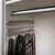 14'' D Pop-Out Valet Rod in Satin Nickel for Custom Closet Systems
