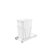 White Steel Pull Out Waste / Trash Container In White - Display 1
