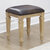 Raheny Home Manor House Vanity Bench In Brown, 17-1/4'' W x 15'' D x 18-1/4'' H