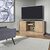 Raheny Home Montecito Entertainment Corner In Brown, 54'' W x 20'' D x 26'' H