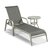 Raheny Home Captiva Outdoor Chaise Lounge Set In Gray, 71-1/2'' W x 26-1/4'' D x 13'' H