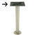 Eclipse Stainless Steel Bolt Down Table Base