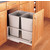 5349 Series Double Bin Pull-Out Waste Containers