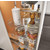 Rev-A-Shelf Pantry Pullout with 4 Baskets with Chrome Wire