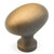Cabinet Knobs - 700 Series Oval Knob 719, Antique Light Brass