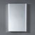 Dawn Sinks Vertical LED Backlit Wall Mount High Gloss Aluminum Mirror with Illuminated Left and Right Frame, 19-11/16" W x 1-3/16" D x 31-1/2"H
