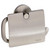Smedbo Loft Brushed Nickel European Style Toilet Roll Holder with Lid 1½"Depth