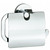Smedbo Loft Polished Chrome European Style Toilet Roll Holder with Lid 1½"Depth
