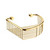 Smedbo Villa Polished Brass Corner Soap Basket 7-7/8" W x 7-7/8" D x2½" H