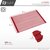 20'' Over The Sink Roll-Up Drying Rack in Red, Dimensions