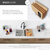 12'' Over the Sink Bamboo Cutting Board, Space Saving Info