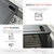 Stylish International Workstation Sink Black Cutting Board, BPA-Free, Food-Grade Polymer, 11'' W x 16-7/8'' D x 3/8'' Thick, Easy to Clean