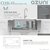 AZUNI Single Bowl Undermount 16G Reversible Workstation Kitchen Sink with Accessories, 30'' Dimensions