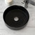 Stylish International D-702 Series Bathroom Sink Mushroom Pop-Up Drain, Brushed Nickel In Use View