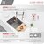 Stylish International Versa Handmade Graphite Workstation Single Bowl Kitchen Sink with Built-In Accessories, Stainless Steel Premium Material