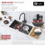Stylish International 33'' Versa Handmade Graphite Workstation Single Bowl Kitchen Sink with Built-In Accessories, 33'' Black More Room