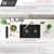 Norquay 27'' Dual Mount 60/40 Double Bowl Black Composite Granite Kitchen Sink with Strainers, Beauty Strength Info