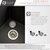 Norquay 27'' Dual Mount 60/40 Double Bowl Black Composite Granite Kitchen Sink with Strainers, Strainers Included