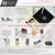Norquay 27'' Dual Mount 60/40 Double Bowl Black Composite Granite Kitchen Sink with Strainers, Included Accessories