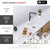 Stylish International STYLISH 22'' Dual Mount Single Bowl Composite Granite Kitchen Sink with Strainer, White, Long Lasting Durability