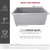Stylish International STYLISH 22'' Dual Mount Single Bowl Composite Granite Kitchen Sink with Strainer, Gray, Low Maintenance